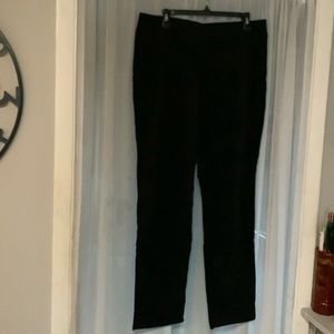 Rafaela velvet like stretch straight  leg pants